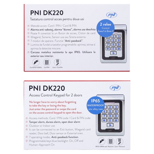 Tipkovnica za nadzor dostopa DK220