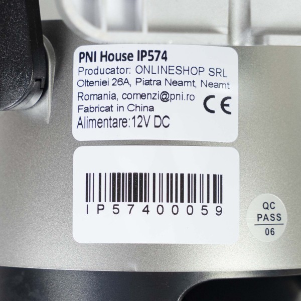 Video nadzorna kamera IP574, 4MP + 4MP ločljivost, 10× optični zoom, CamHi 