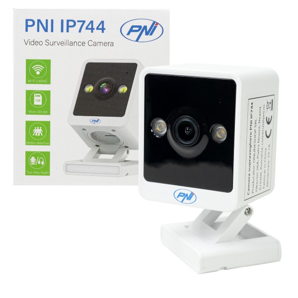 PNI IP744 4MP, široki kot, mini wifi kamera