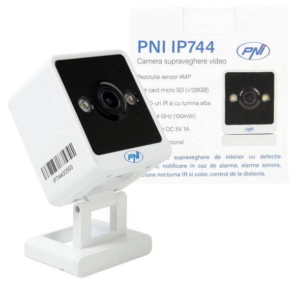 PNI IP744 4MP, široki kot, mini wifi kamera