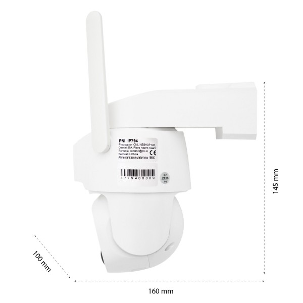 Video nadzorna kamera IP794, Solarna, CAMhi