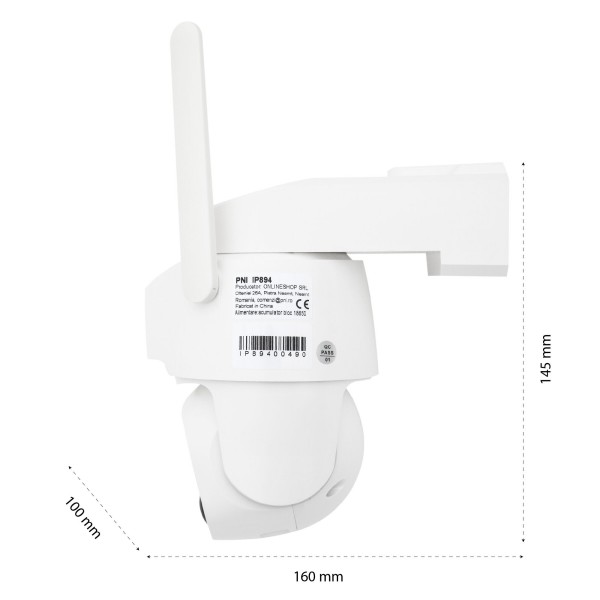 Videonadzorna kamera IP894 GSM 4G PTZ video nadzorna kamera, CamHi 