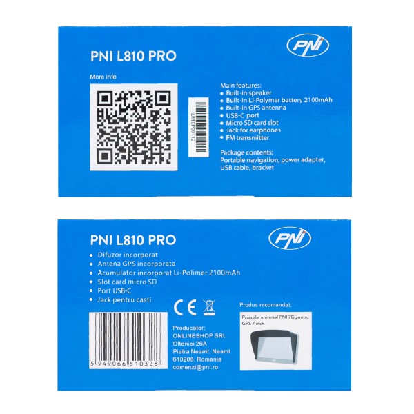 GPS navigacijski sistem L810