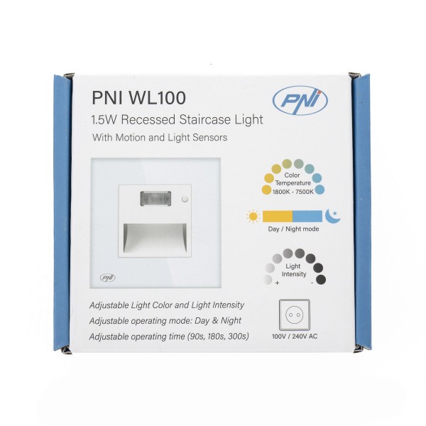 Svetilka za osvetlitev stopnišča WL100 LED