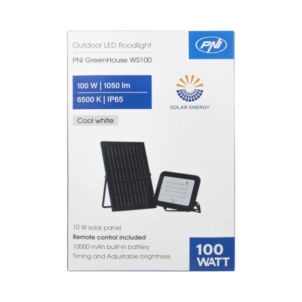 LED reflektor s solarnim panelom WS100 