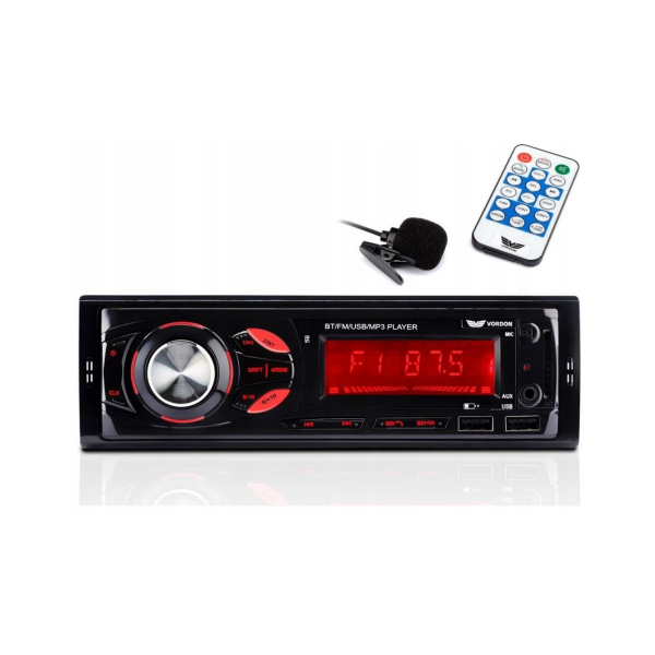 Avtoradio Vordon HT-179 Bluetooth MP3 SD USB 4x60W + daljinski upravljalnik