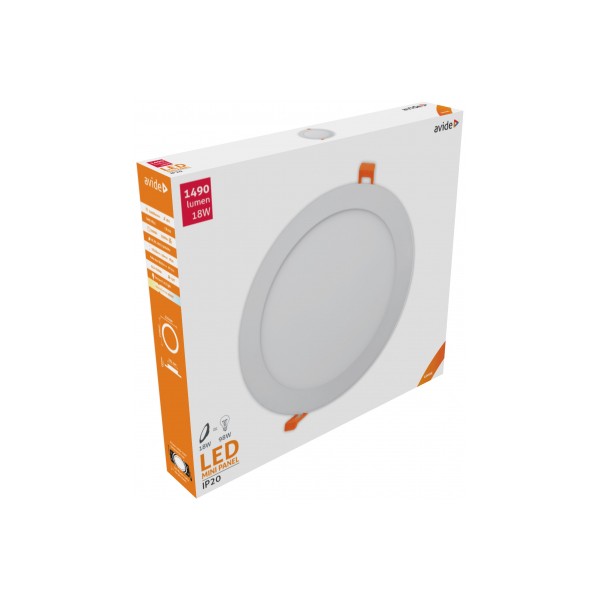 LED  svetilka vgradna ACRPCW-R-18W-ALU18W 4000K okrogla
