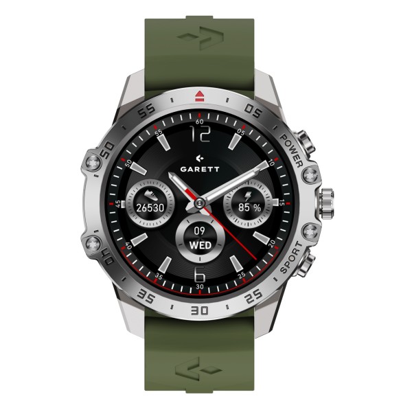 Pametna ura V14, srebrno jeklo