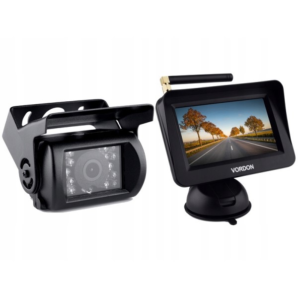 Vordon brezžična kamera z zaslonom  VRC-410