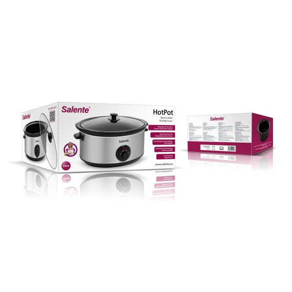 HotPot počasni kuhalnik 6,5 l z ročnim upravljanjem
