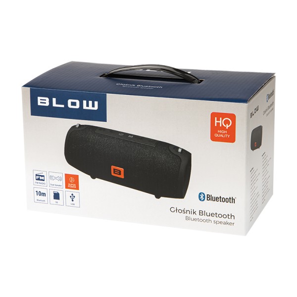 Bluetooth zvočnik BT500 2x6W, USB, SD, FM, AUX, držalo  30-402