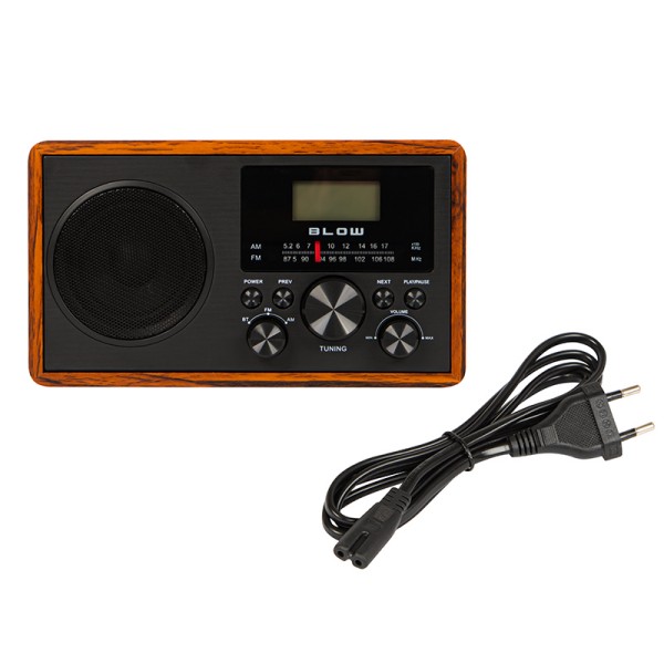 Namizni analogni AM/FM radio BLOW RA9 V.2