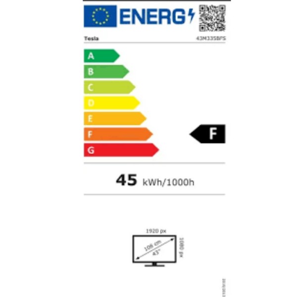 TESLA LED TV sprejemnik 43E635BFS
