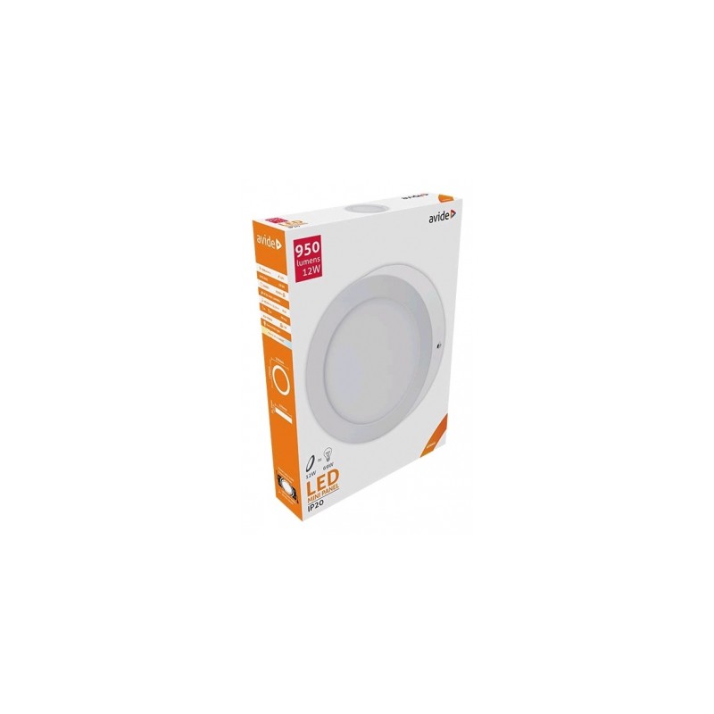 LED vgradna svetilka ACSMNW-R-12W-ALU 12W 4000K okrogla