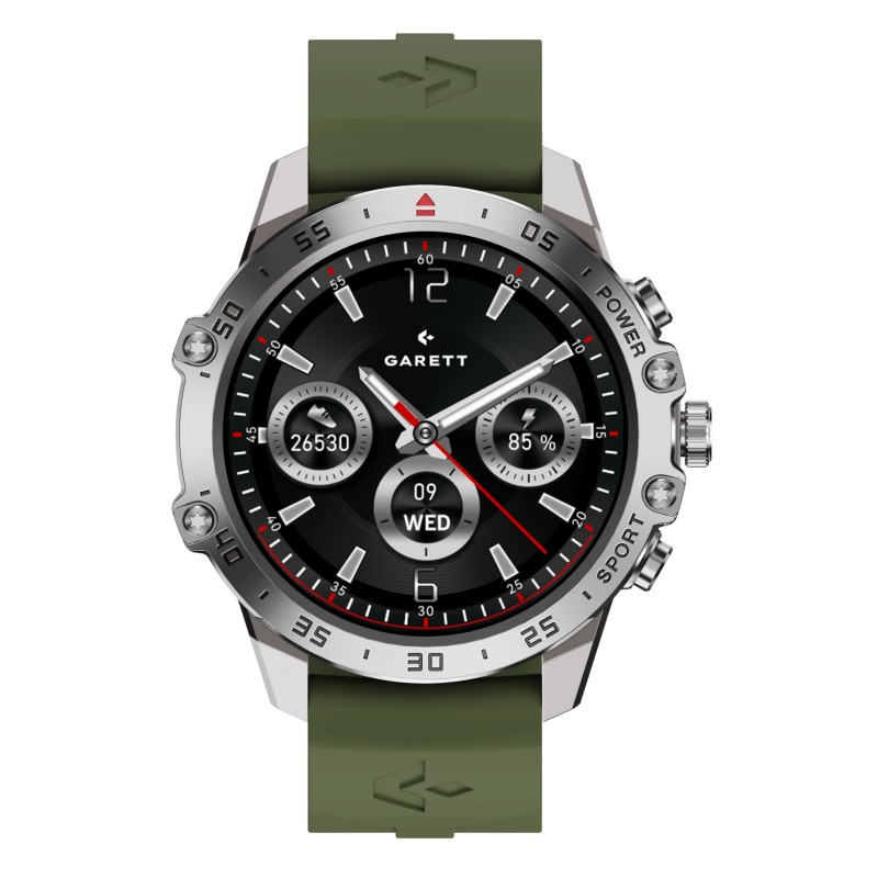 Pametna ura V14, srebrno jeklo