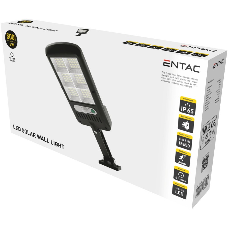 LED solarna svetilka Entac ESLP-SMD