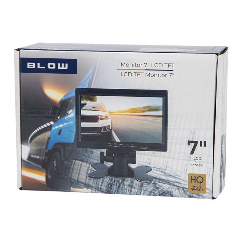 7-palčni monitor za kamero za vzvratno vožnjo