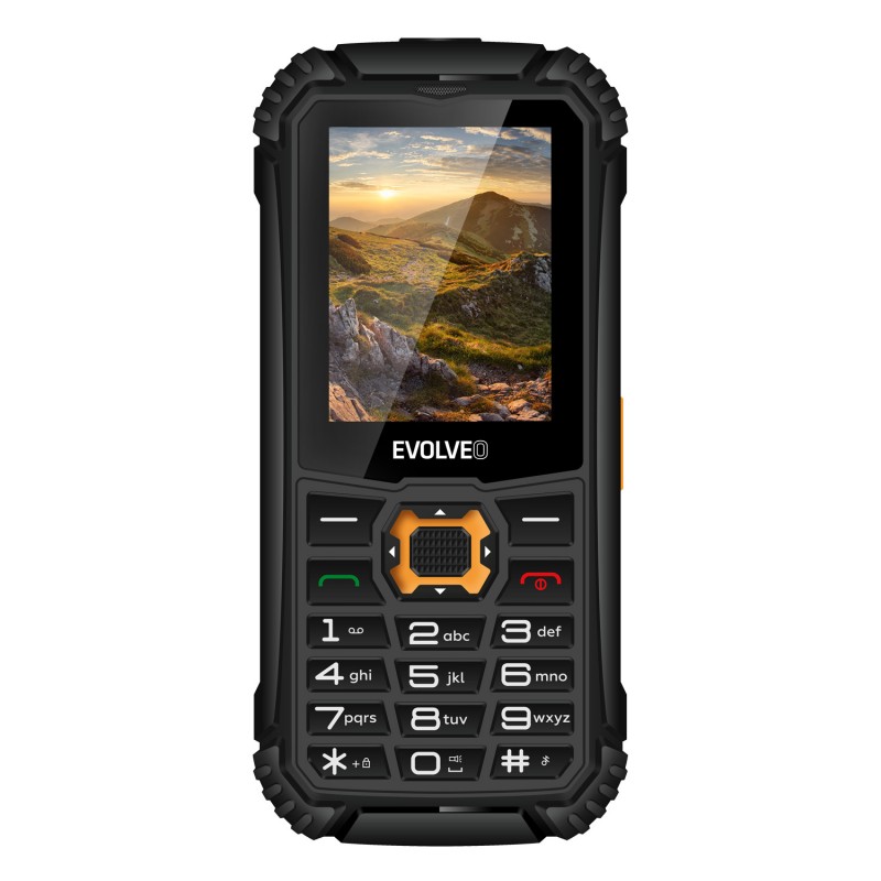 Evolveo GSM aparat StrongPhone Q1 Črno Oranžna
