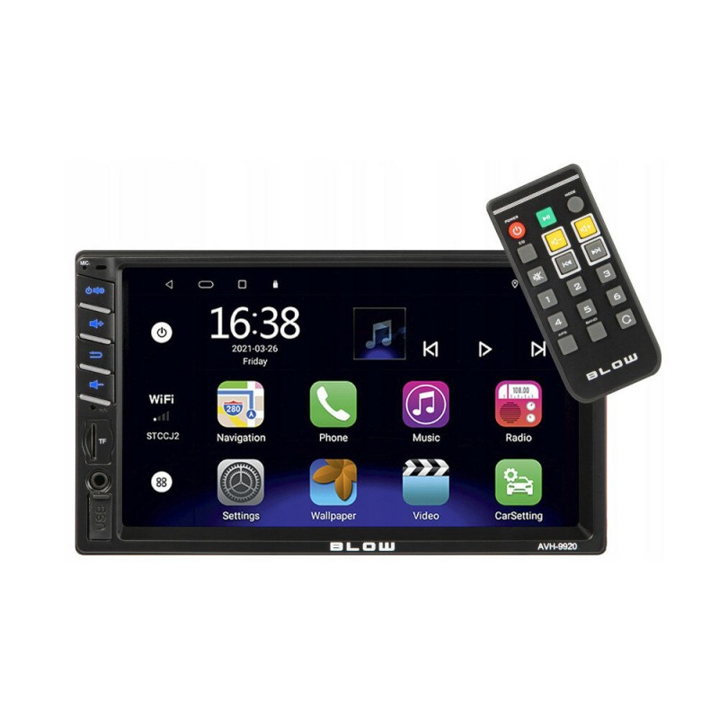 Blow AVH9920 avtoradio, Android, Bluetooth, FM Radio, RDS, GPS, WiFi + Kamera