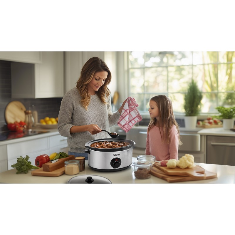 HotPot počasni kuhalnik 6,5 l z ročnim upravljanjem