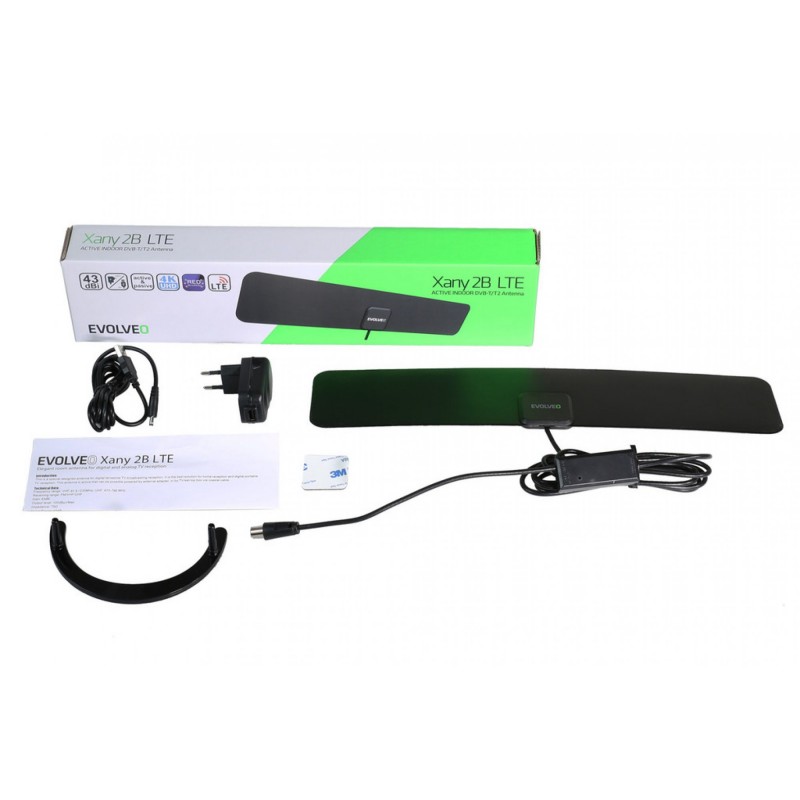 Xany 2B LTE 230 / 5V, 45dB sobna antena DVB-T / T2, LTE filter