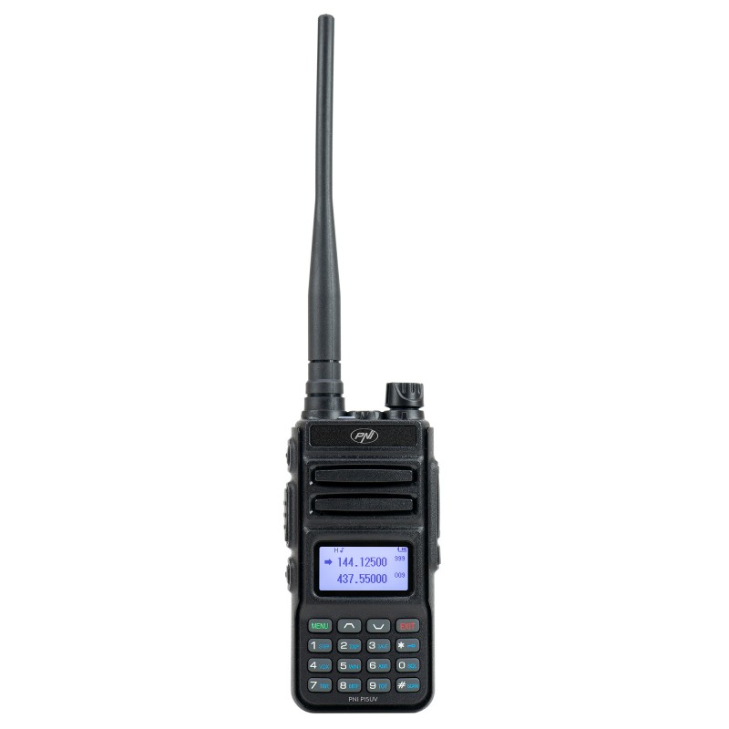 Prenosna VHF / UHF radijska postaja PNI P15UV dual band, z baterijo 1500mAh