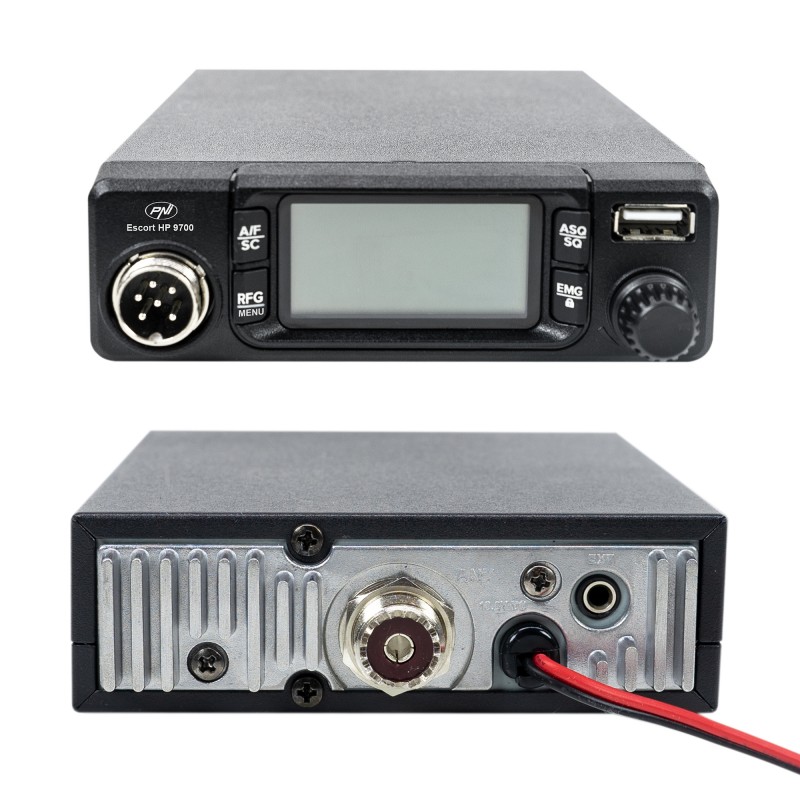 CB radijska postaja USB Escort HP 9700 in antena CB PNI Extra 45 z magnetnim podstavkom