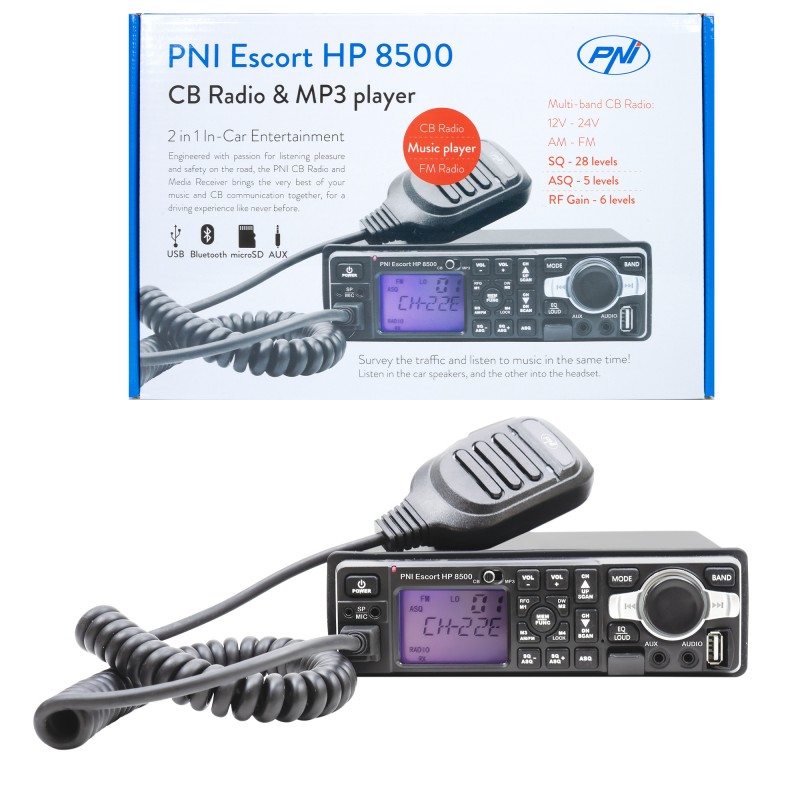 CB postaja in MP3 Escort HP 8500 ASQ 