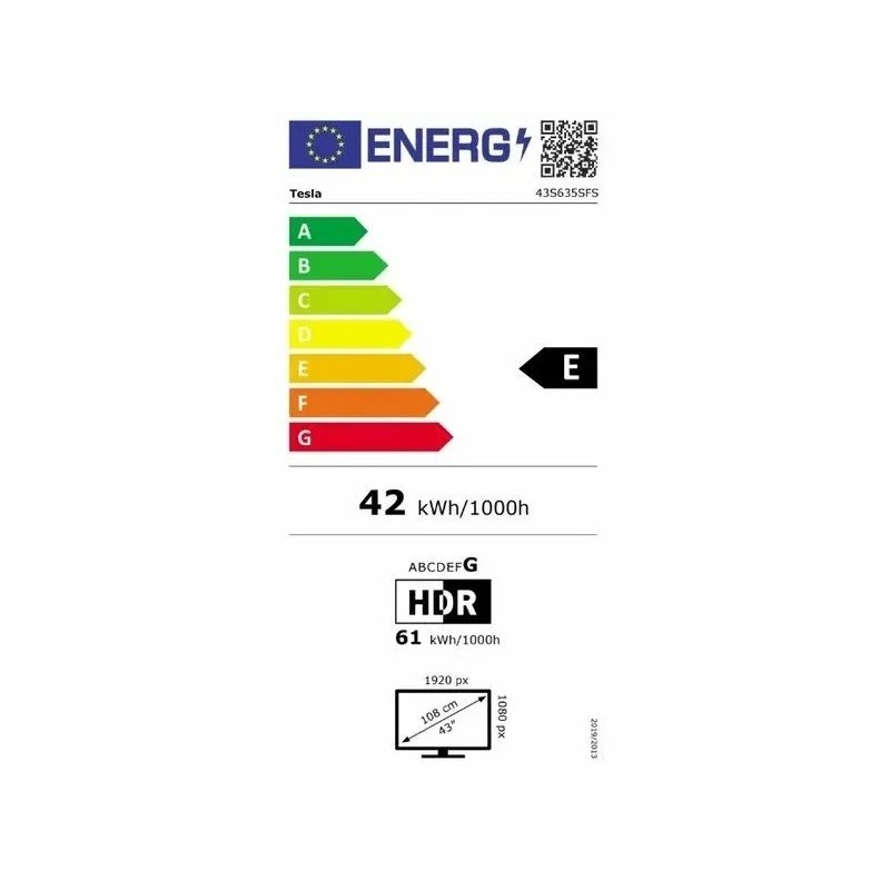 LED TV Tesla 43S635SFS FHD televizor, Google TV