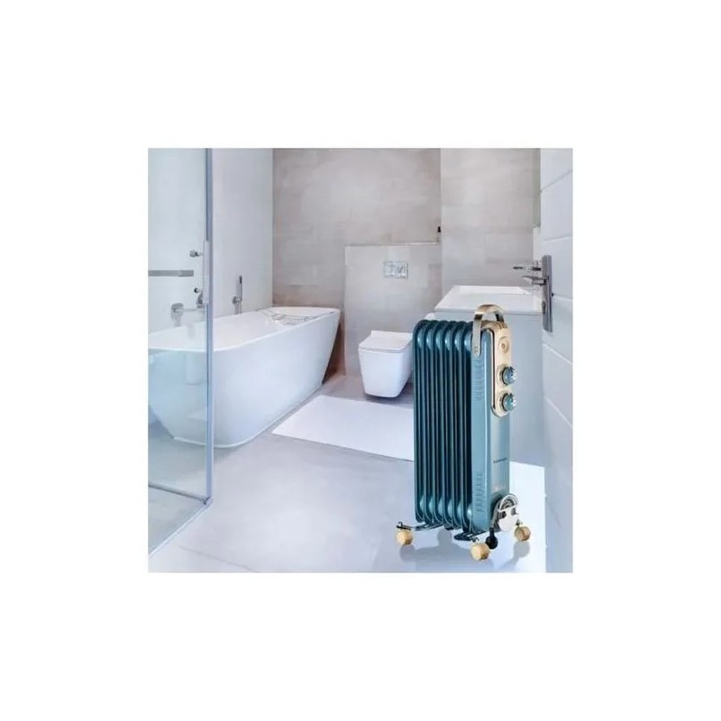 Ariete Oljni reberni radiator 11 Vintage 839, moder.