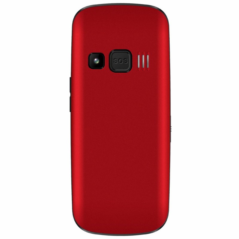  GSM aparat EasyPhone EG klasični mobilni telefon GPS Rdeč