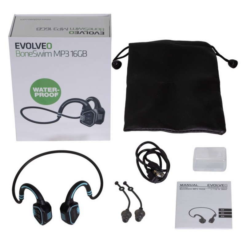  Evolveo Slušalke BoneSwim MP3 16GB