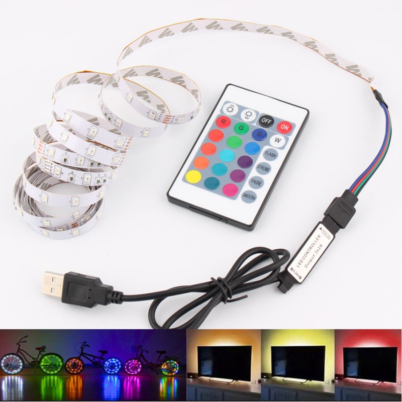 LED trak AB-Z813 RGB 5m RGB USB  + daljinski