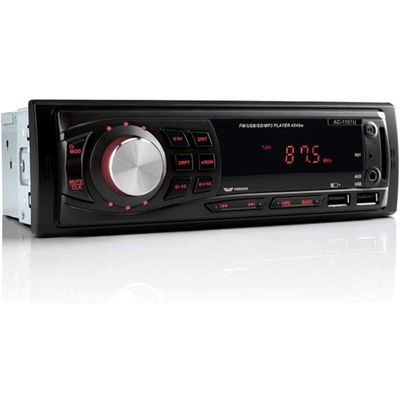 Avtoradio AC-1101U Nelson MP3, 2X USB (Tudi polnjenje)