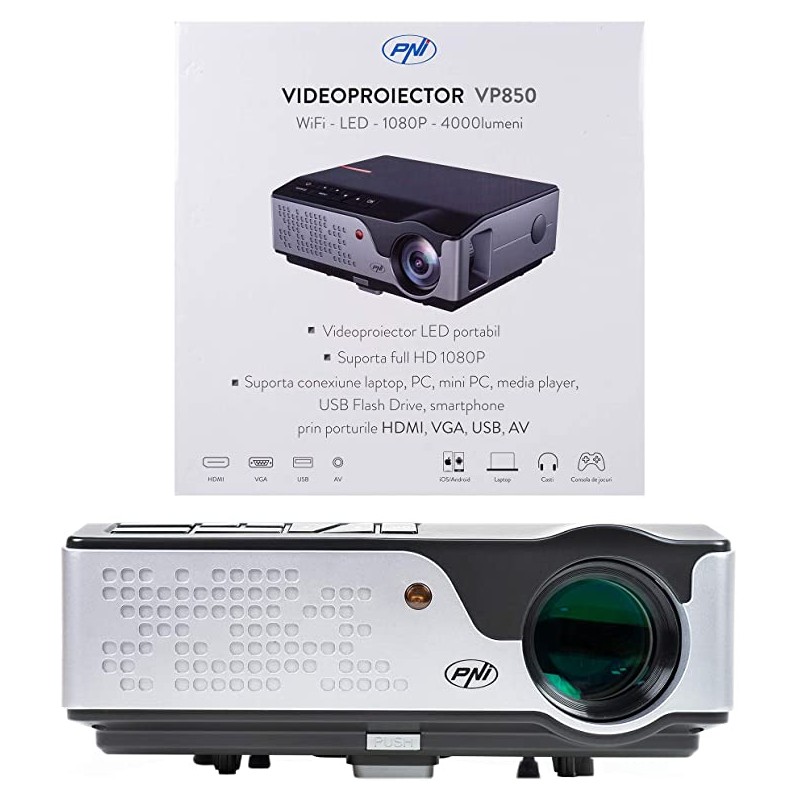 VP850 video projektor WiFi, FullHD, LED, 4000 lumnov - Odprta embalaža