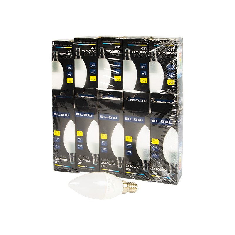 LED žarnica E14 5W,C37, nevtralno bela 87-433 10kom