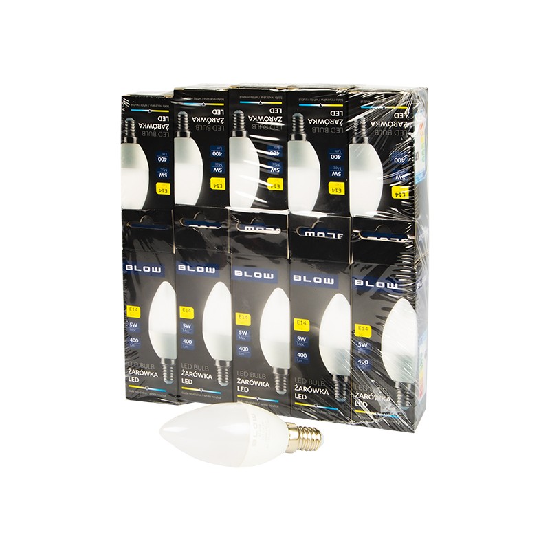 LED žarnica E14 5W,C37, nevtralno bela 87-403 10kom