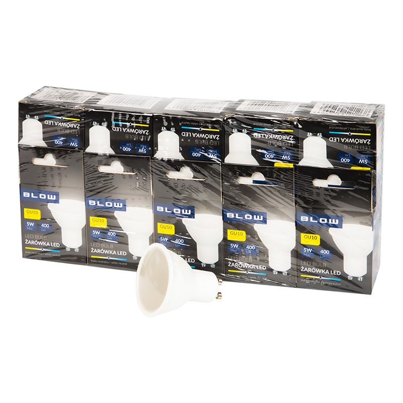 LED žarnica GU10 5W, nevtralno bela	87-437 10kom