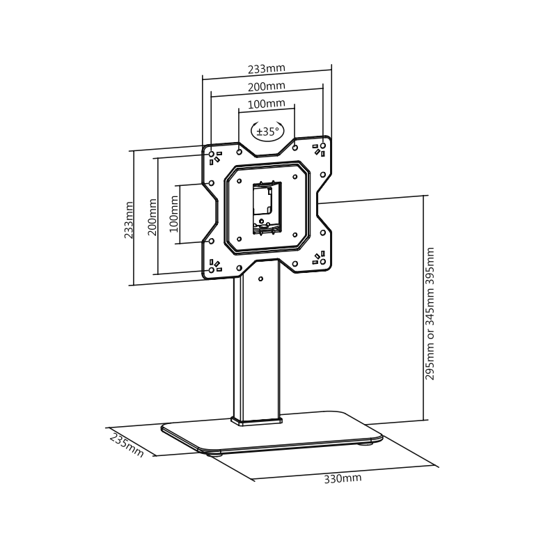 Superior Nosilec za TV SUPSTV019 23