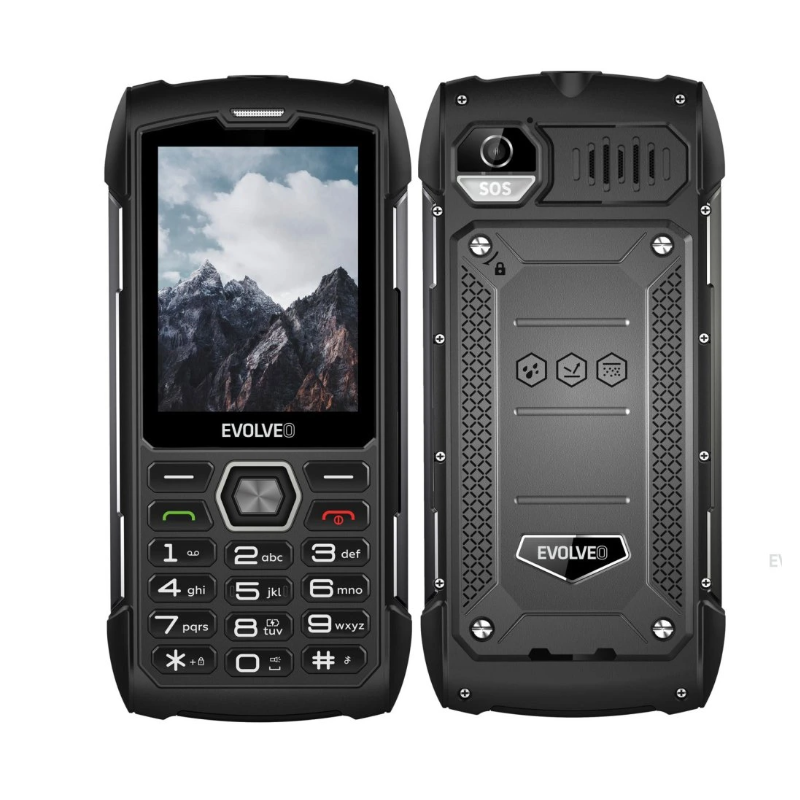 GSM aparat StrongPhone H1 Črno/Siv
