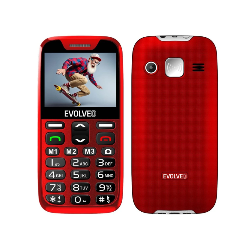 GSM aparat EasyPhone XR, rdeče barve