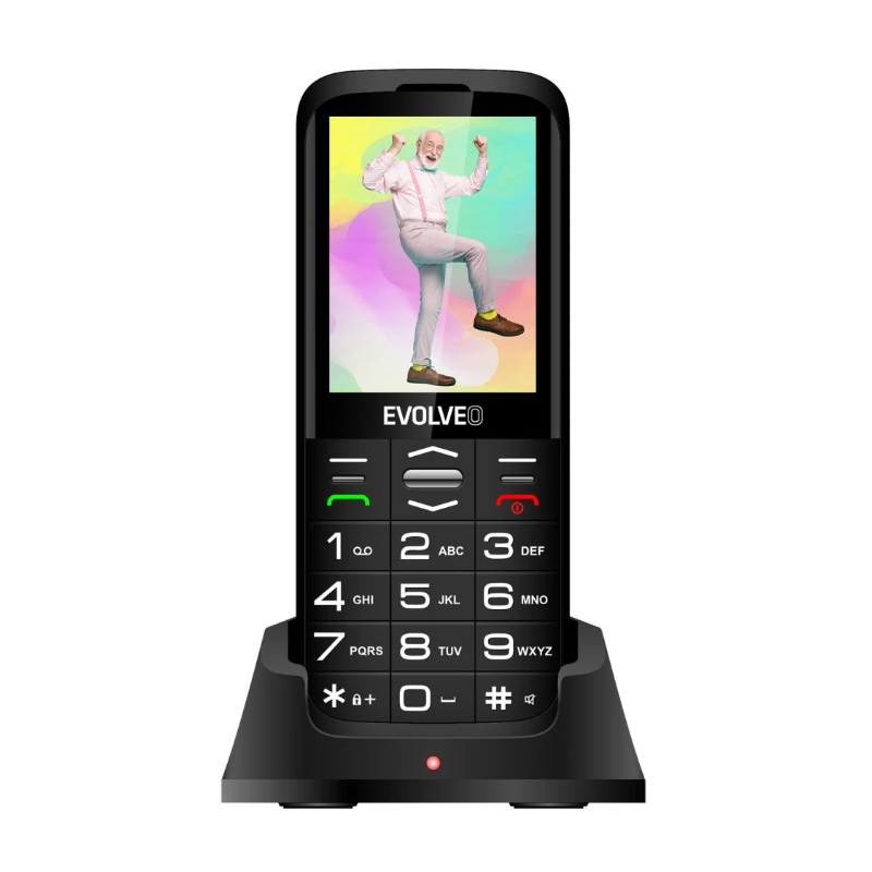  SM aparat Easyphone XO - Črne barve