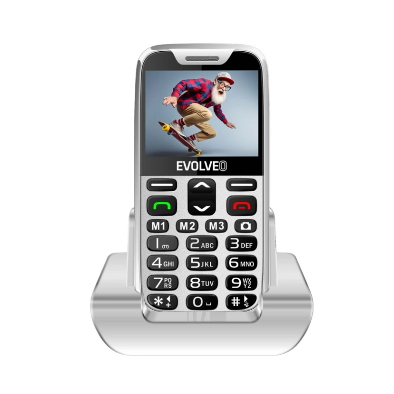 GSM aparat EasyPhone XR - Bele barve
