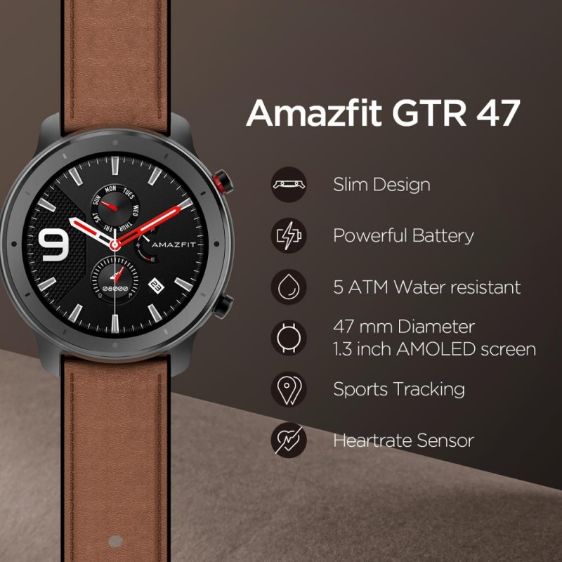 XIAOMI AMAZFIT GTR, Pametna ura, Jeklena