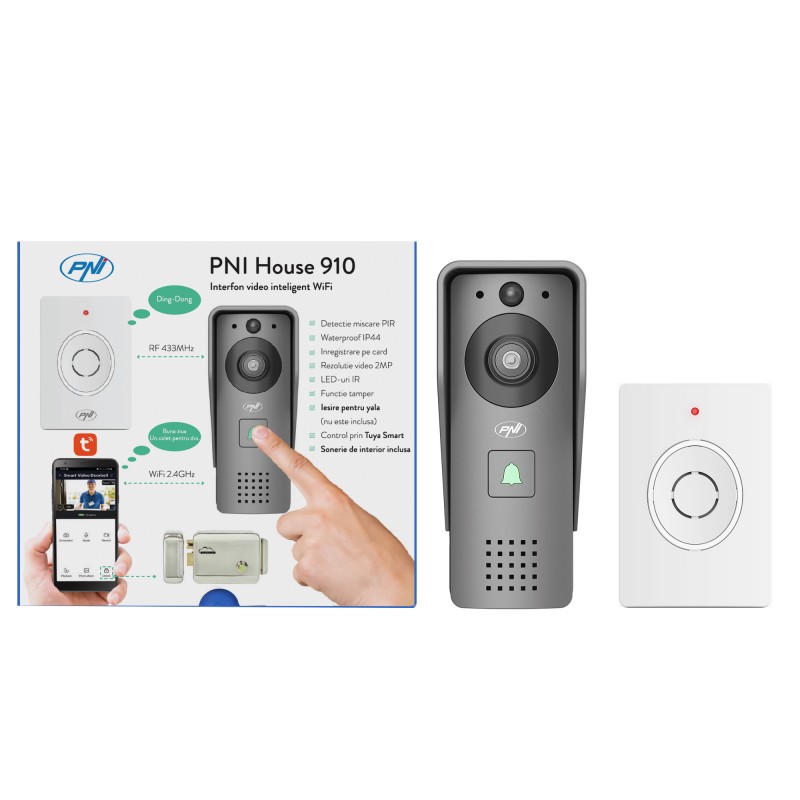 Pametni video domofon House 910 WiFi HD,Tuya, 