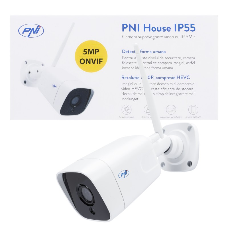 IP55 5MP brezžična WiFi nadzorna kamera,30m,Camhi