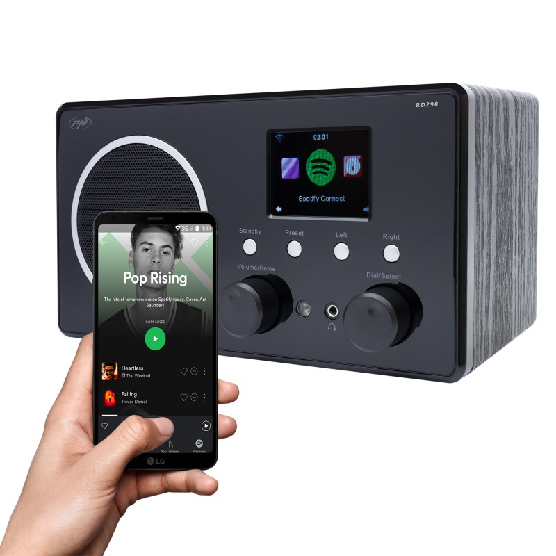 RD290 Dab+,internetni radio,Wifi,DLNA,Alarm -RABLJENO