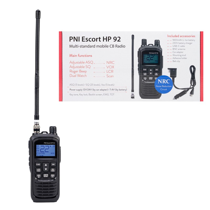 Prenosna CB postaja ESCORT HP 92