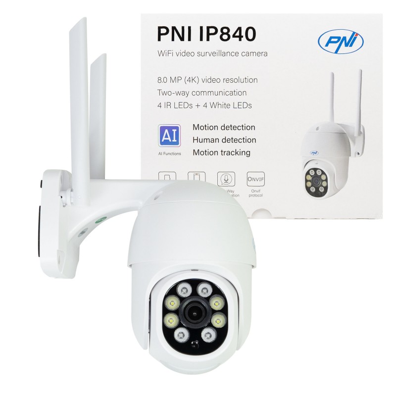 IP840 WiFi brezžična kamera, 8MP, AI funkcije,