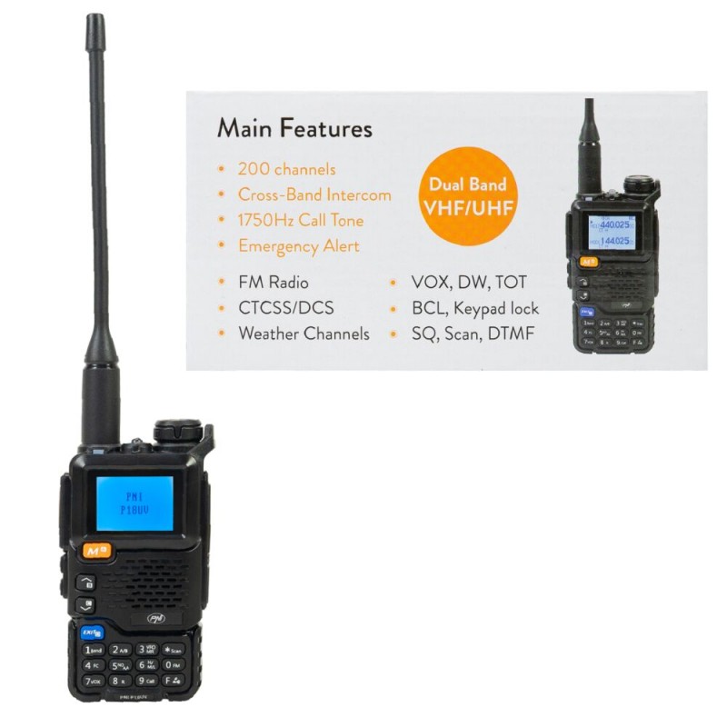 PNI Prenosna radijska postaja P18UV DUAL BAND